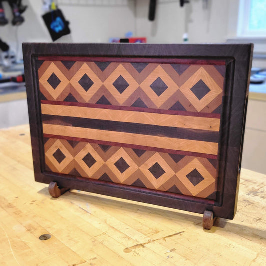 double Diamond End Grain cutting Board