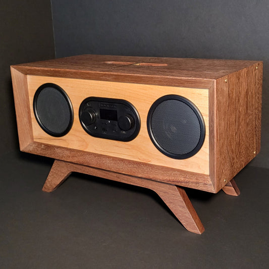 Mini Mid-Century Modern Console Stereo