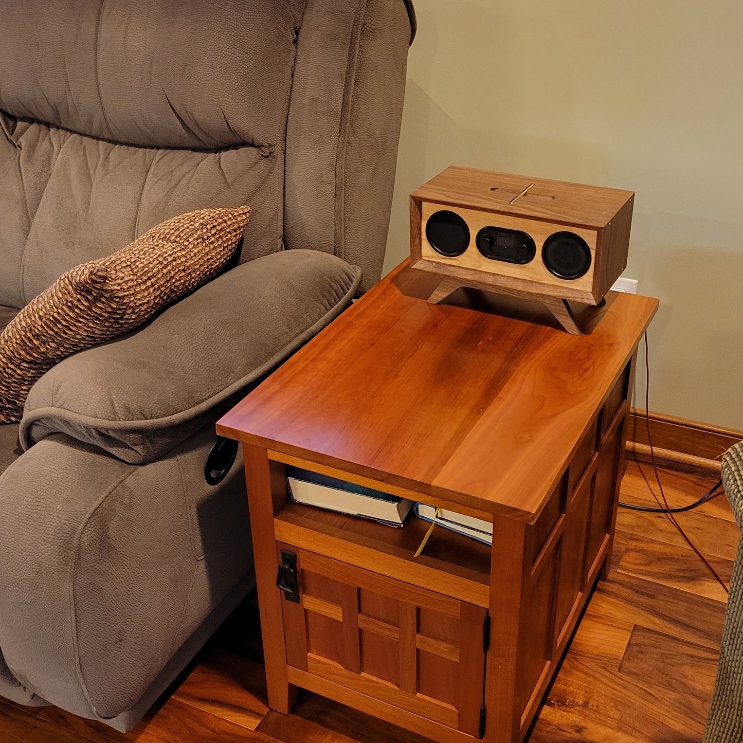 Mini Mid-Century Modern Console Stereo