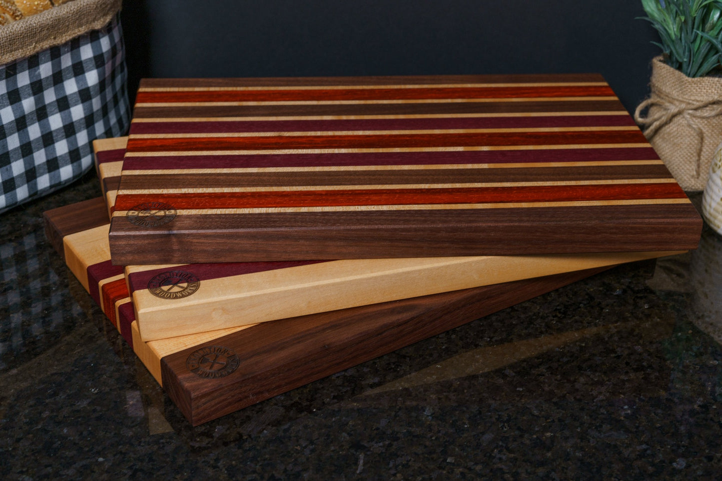 Denali Edge Grain Cutting Board - Park Series