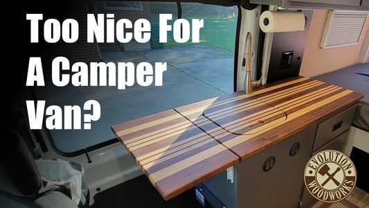 Butcher Block Countertop Build For A Camper Van