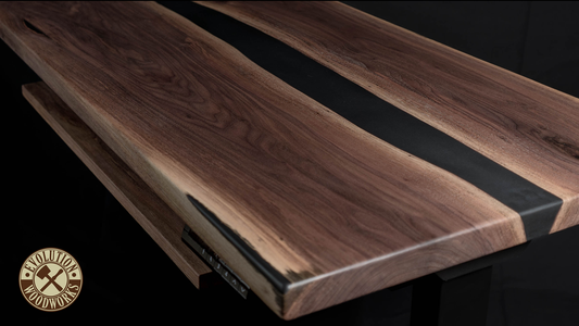 Building A Walnut River Table Standing Desk