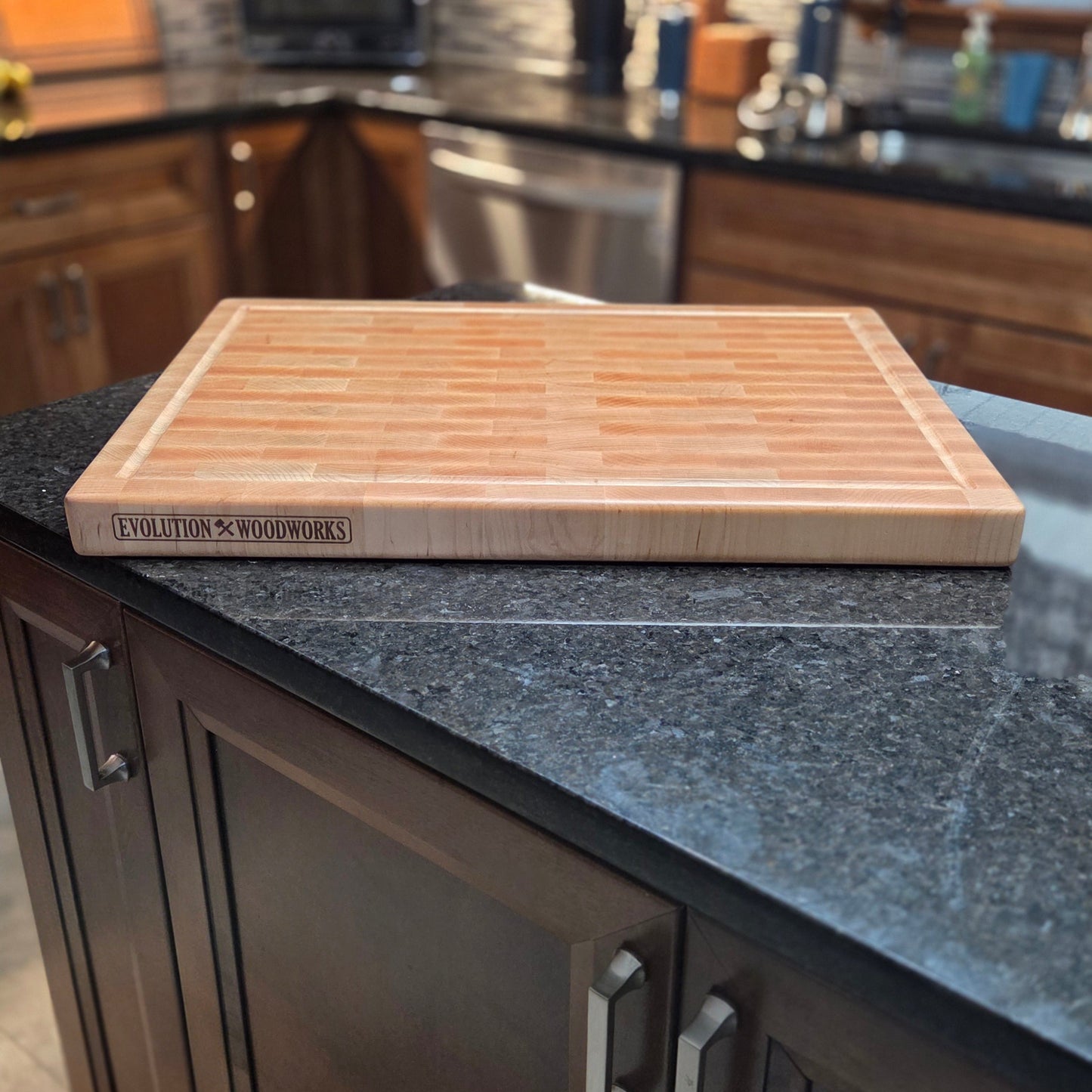 18"x24" maple end grain cutting board