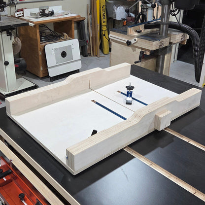 crosscut sled in a woodworking hsop