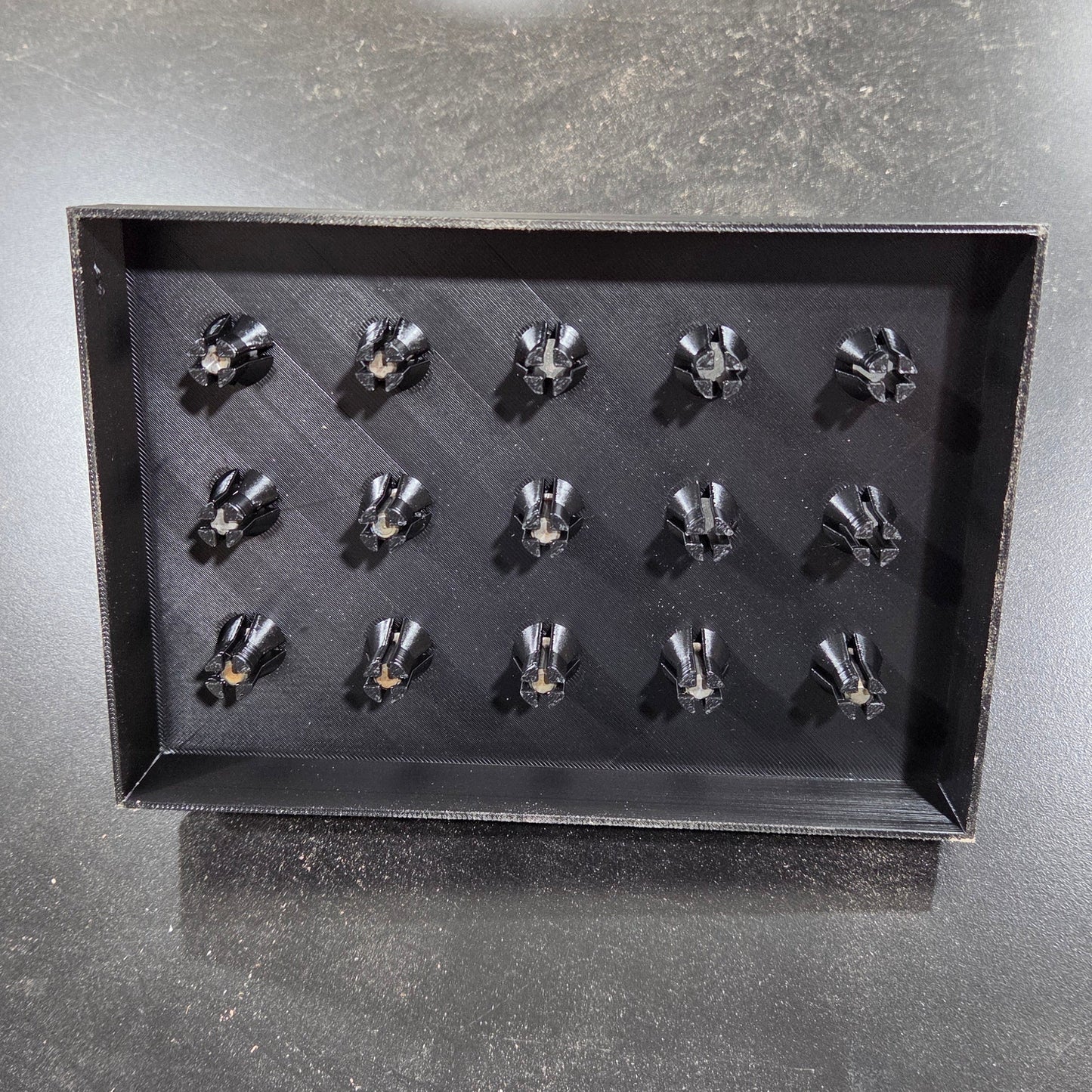 router bit storage tray bottom side