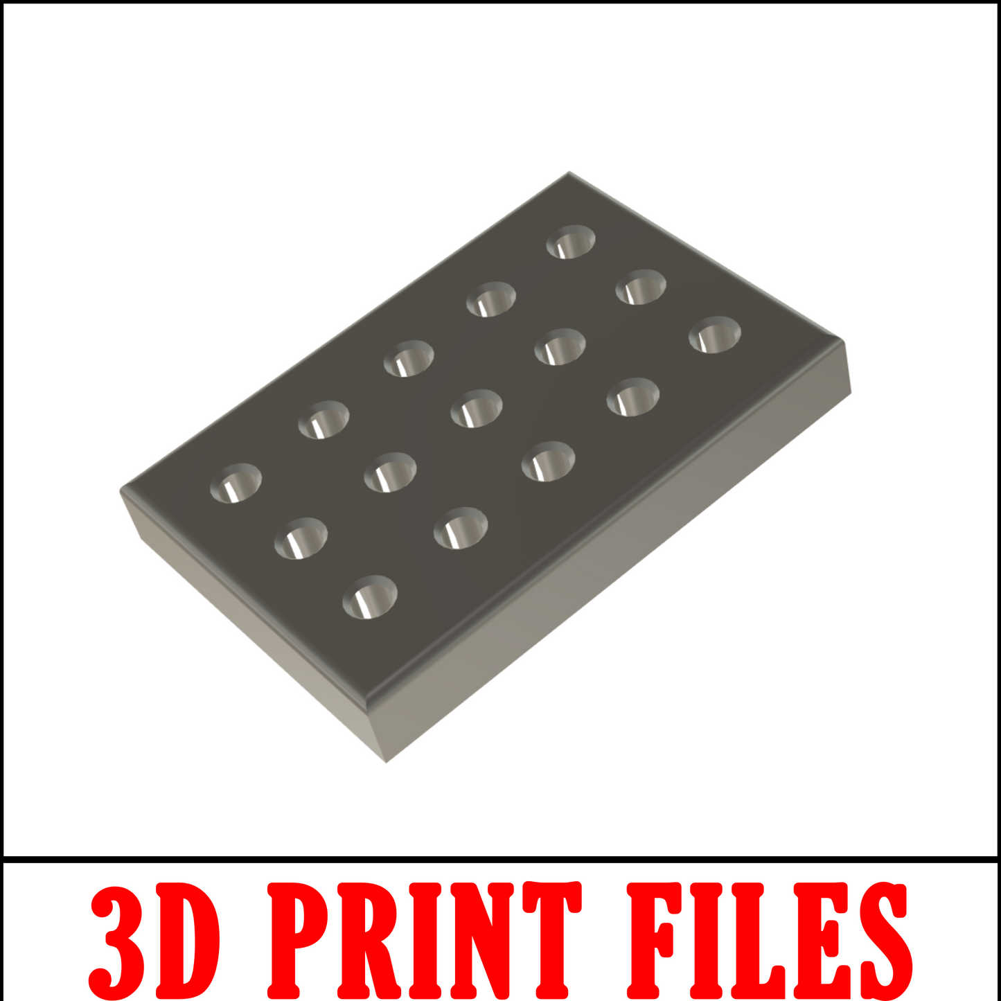 Secure-Grip Router Bit Organizer Trays - 3D Print STL & STEP Bundle