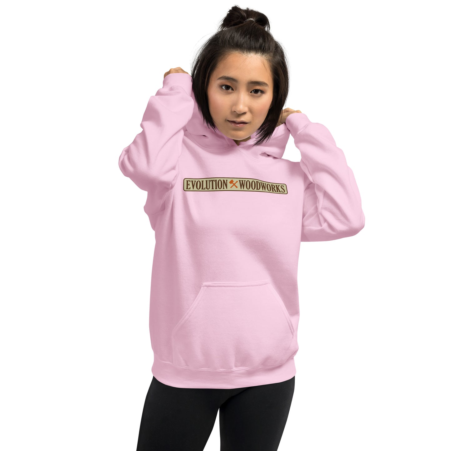 Evolution Woodworks Line Logo Hoodie